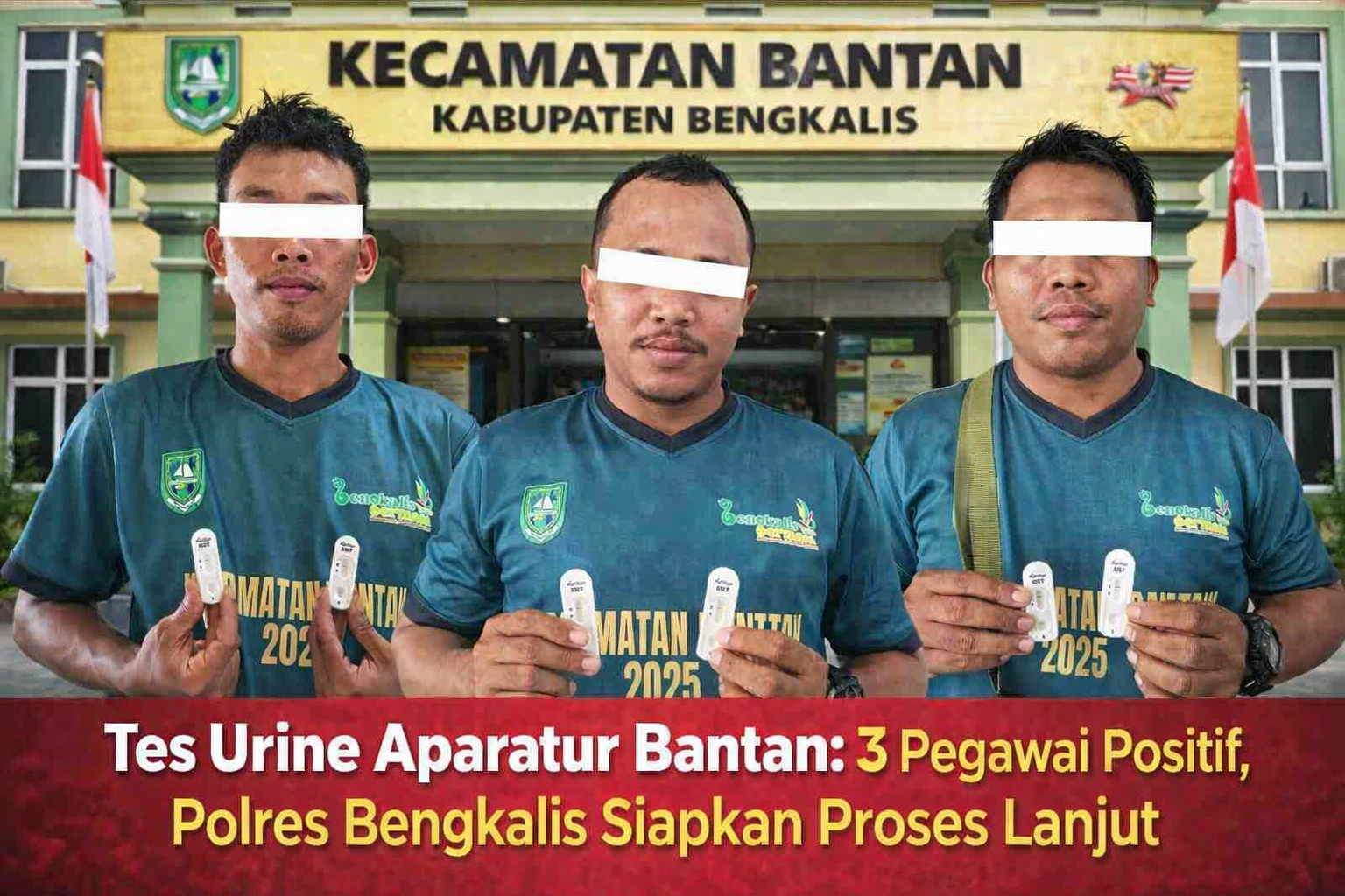 “Tes Urine Aparatur Bantan: 3 Pegawai Positif, Polres Bengkalis Siapkan Proses Lanjut”