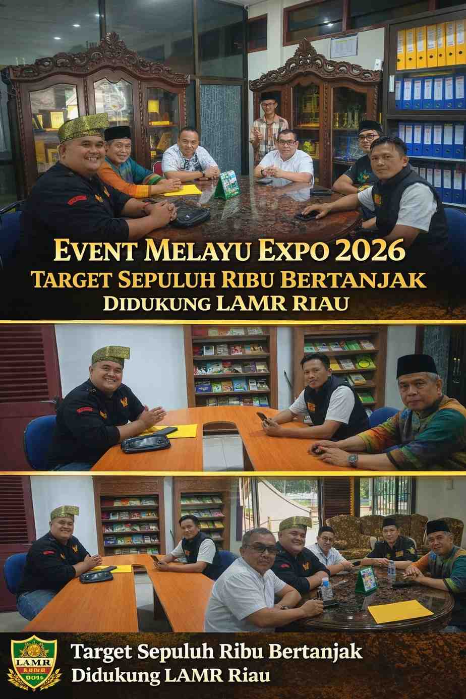 Event Melayu Expo 2026 Terget Sepuluh Ribu Bertanjak Didukung LAMR Riau