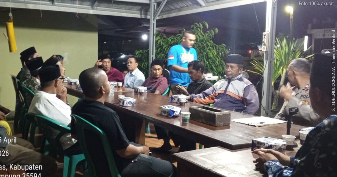 Polsek Palas Perkuat “Sabuk Kamtibmas”, Warga Diajak Aktif Jaga Keamanan Lingkungan