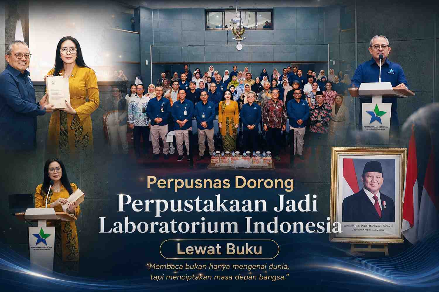 Perpusnas Dorong Perpustakaan Jadi Laboratorium Indonesia Lewat Buku