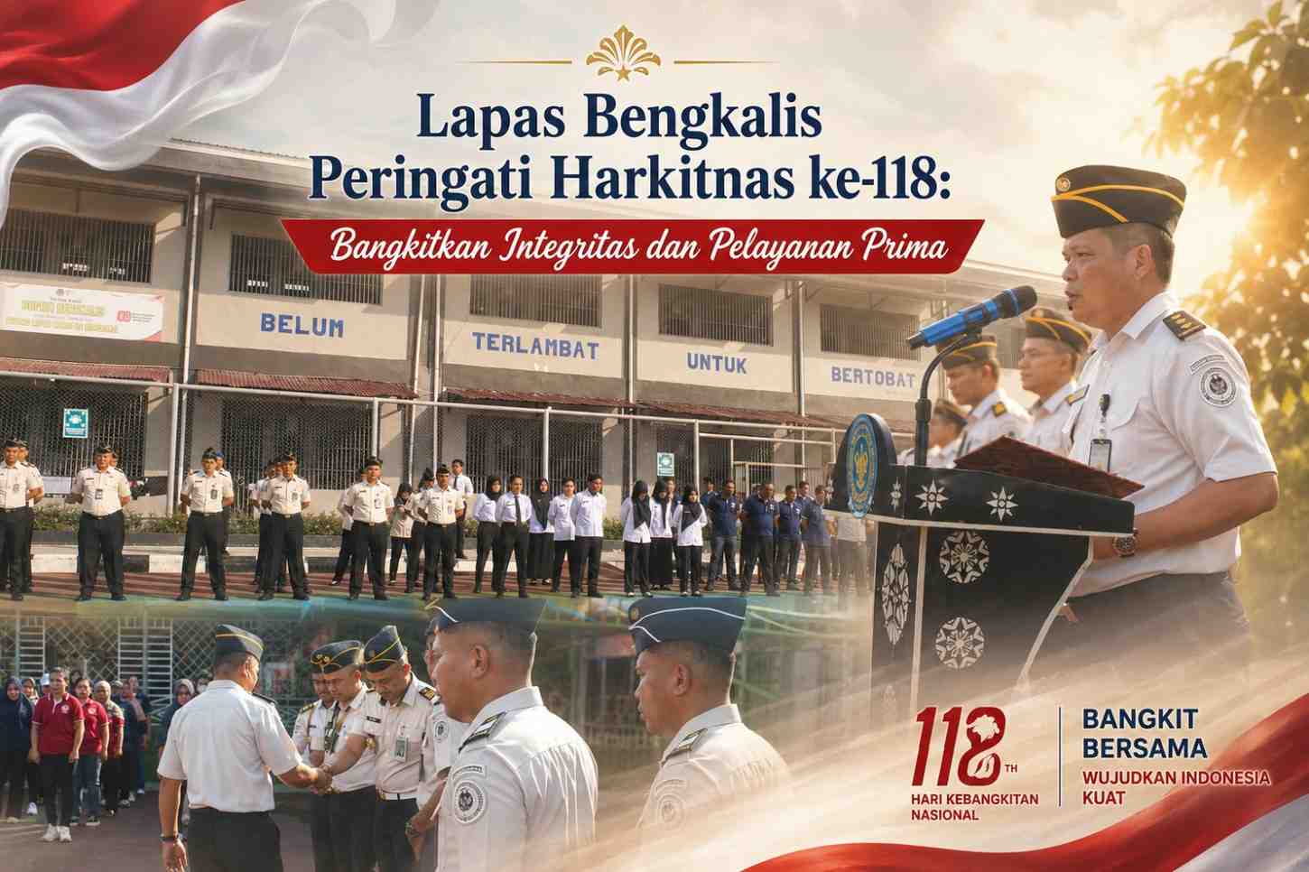 Lapas Bengkalis Peringati Harkitnas ke-118: Bangkitkan Integritas dan Pelayanan Prima