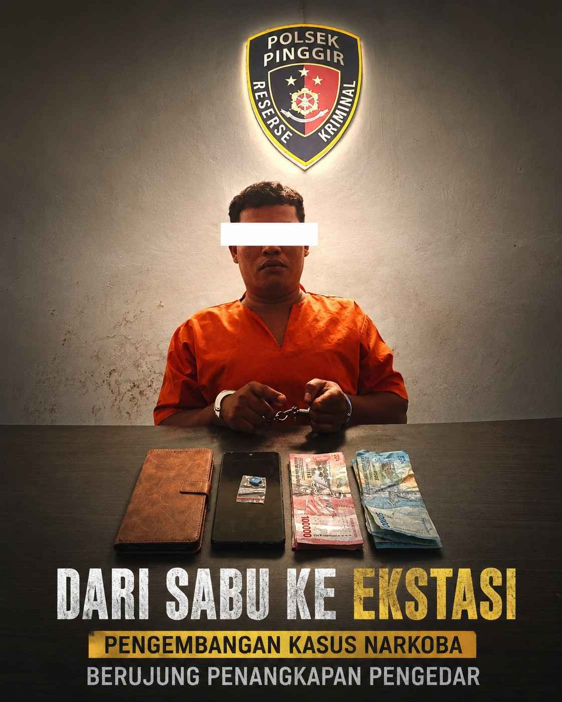 Dari Sabu ke Ekstasi, Pengembangan Kasus Narkoba Berujung Penangkapan Pengedar