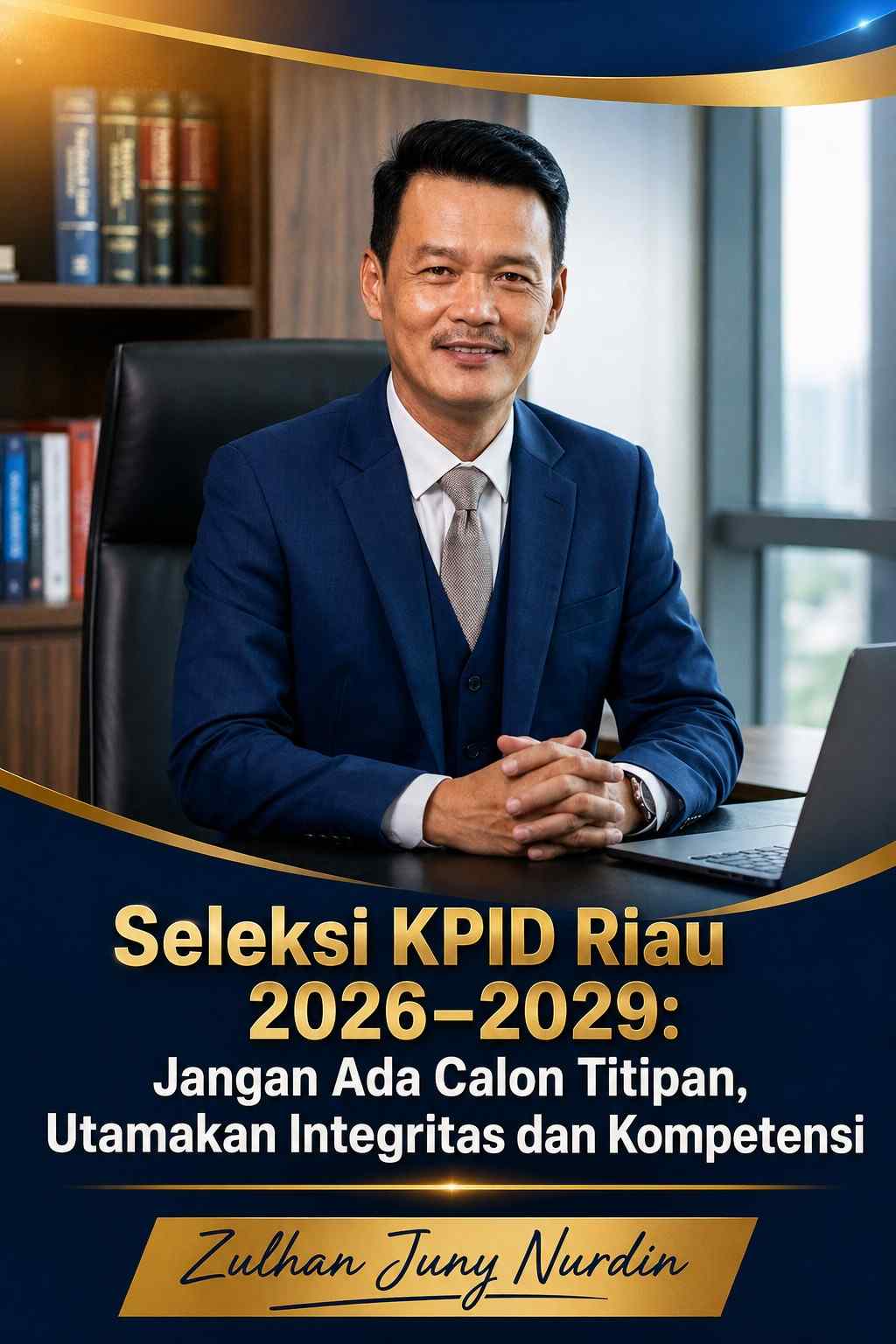 Seleksi KPID Riau 2026–2029: Jangan Ada Calon Titipan, Utamakan Integritas dan Kompetensi