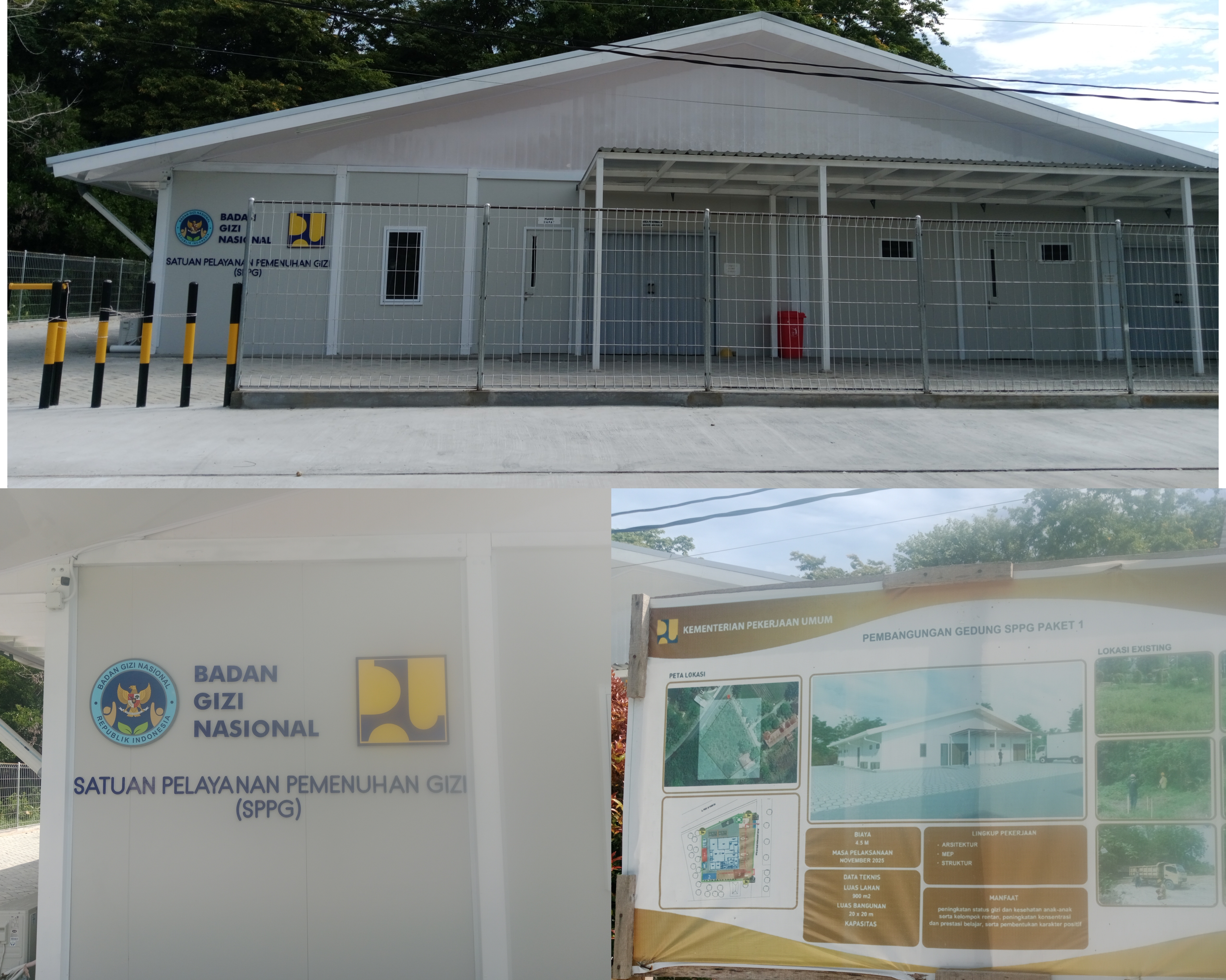 Warga Kuok Kampar Pertanyakan Gedung SPPG Yang Mandek Dan Belum Beroperasi