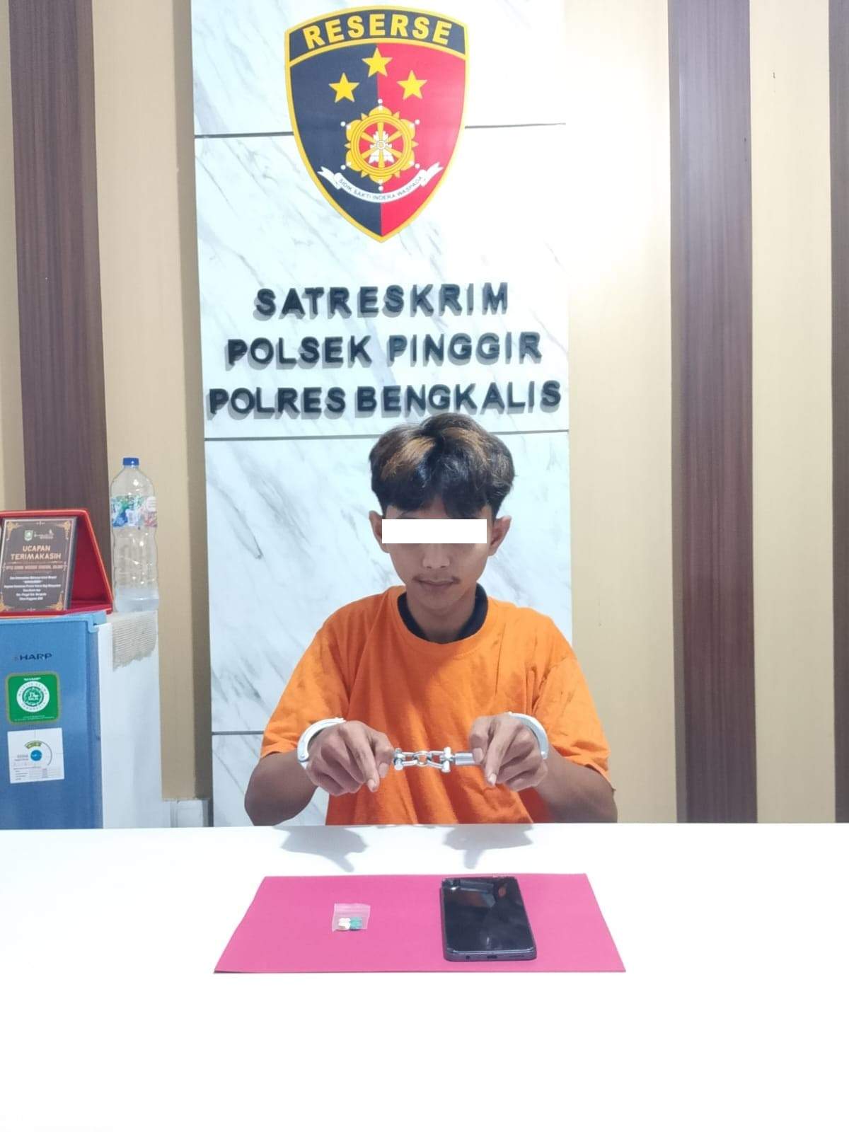 Polsek Pinggir Ungkap Peredaran Ekstasi, Satu Tersangka Diamankan