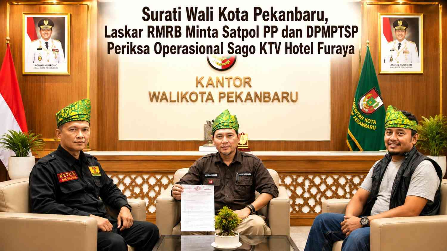 Surati Wali Kota Pekanbaru, Laskar RMRB Minta Satpol PP dan DPMPTSP Periksa Operasional Sago KTV Hotel Furaya