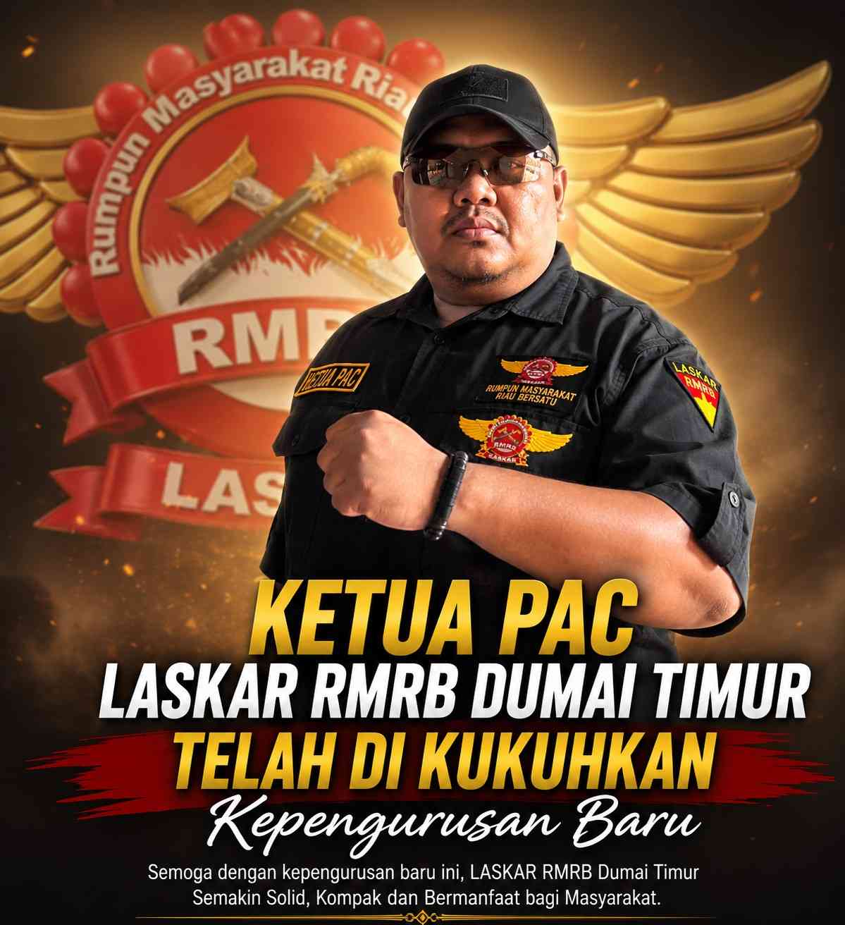 Ketua PAC LASKAR RMRB Dumai Timur Telah di Kukuhkan Kepengurusan Baru