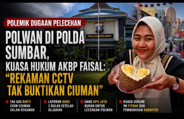 Dugaan Pelecehan Polwan di Padang Memanas, Kuasa Hukum AKBP Faisal: “Ini Fitnah dan Pembunuhan Karakter”