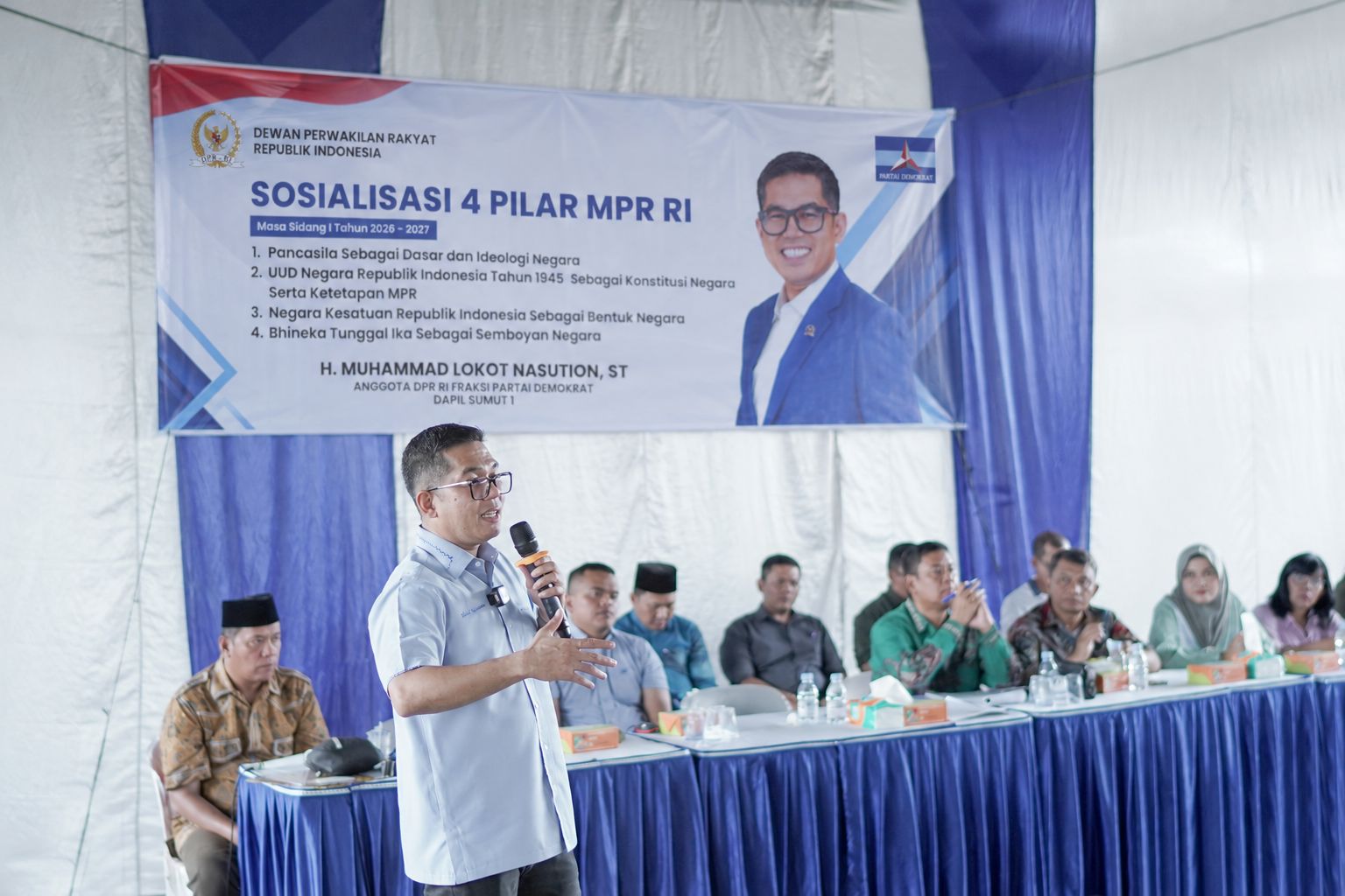 Lokot Nasution Dialog Bersama Warga Medan: 4 Pilar Bukan Sekadar Hafalan